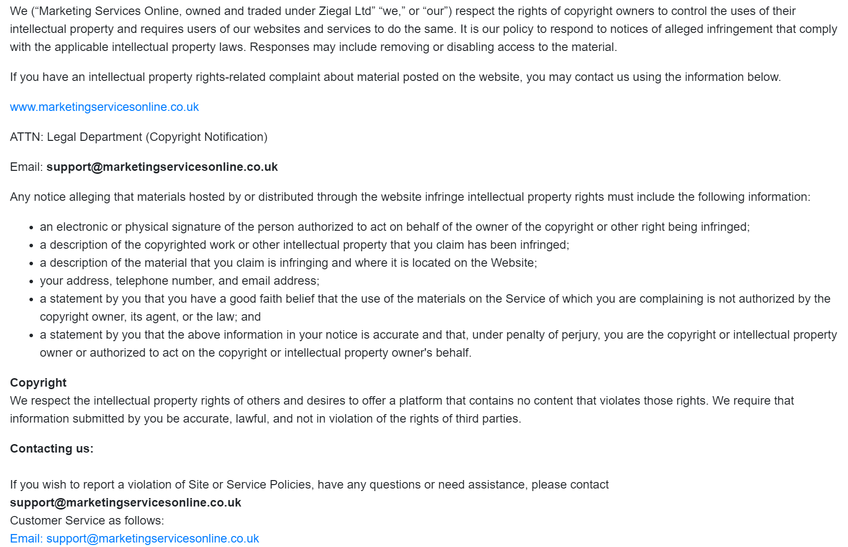 Intellectual Rights Policy